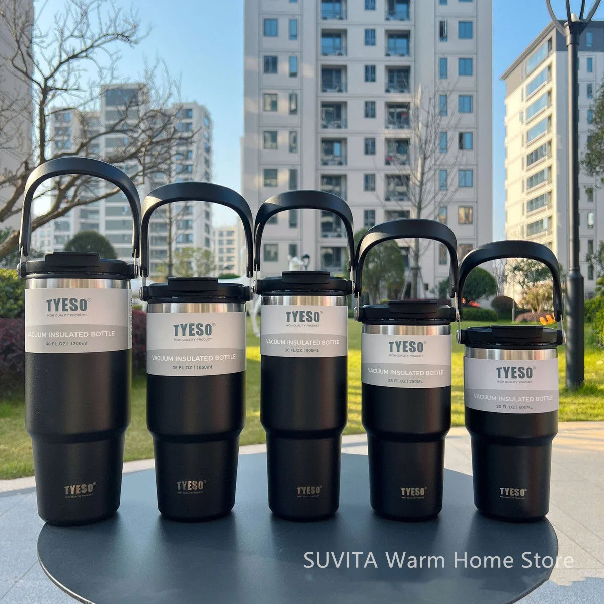 Tumbler Coffee Cup Stainless Steel Vacuum Thermal Insulated Mug Large Capacity Double Drink Car Water Bottle Travel Mug
