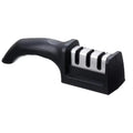 Kitchen 3/4-Segment Knife Sharpener Household Multi-Functional Hand-Held 3/4-Purpose Black Sharpening Stone